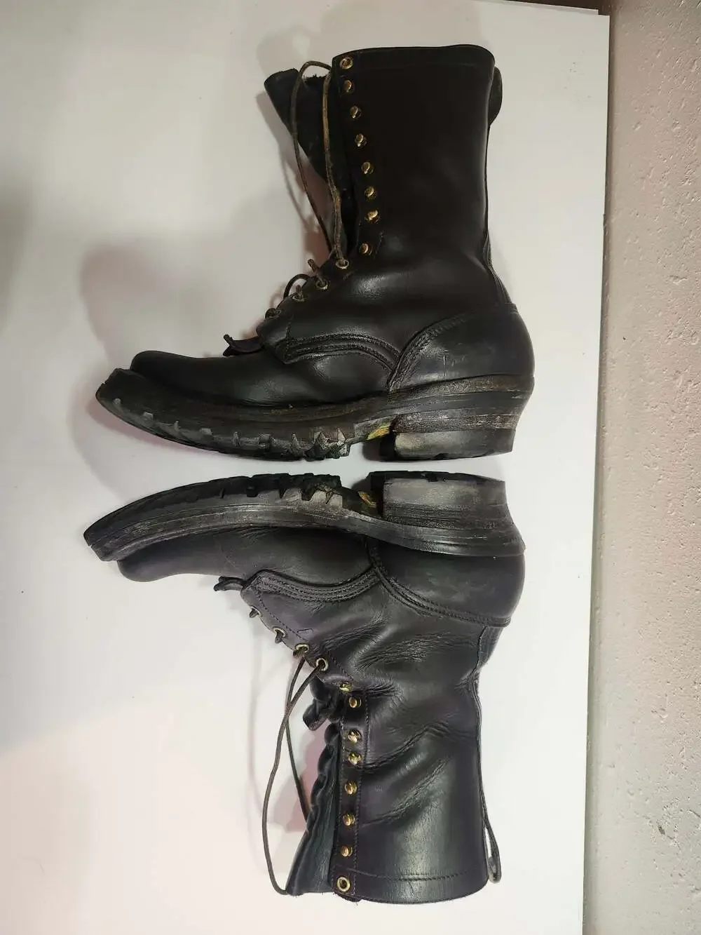 White's Boots The Original Smokejumper Wildland Fire Boots Black Leather